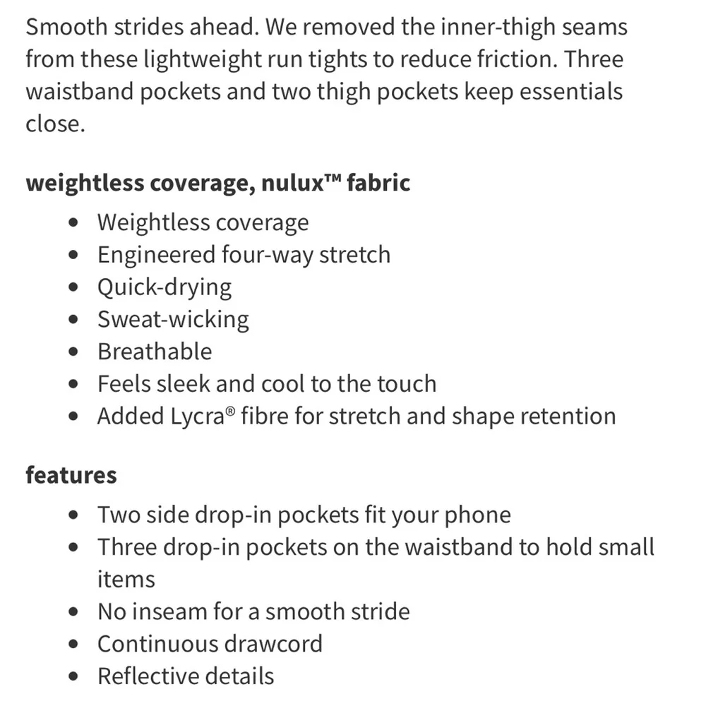 NWT Lululemon Fast and Free High-Rise Tight 25” Pockets *Updated - Picture 14 of 14